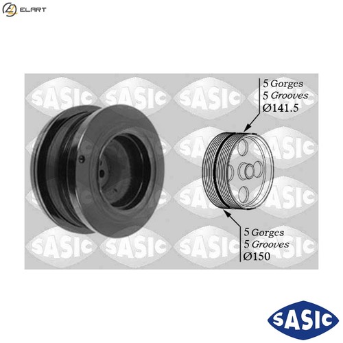 Belt pulley crankshaft - belt,