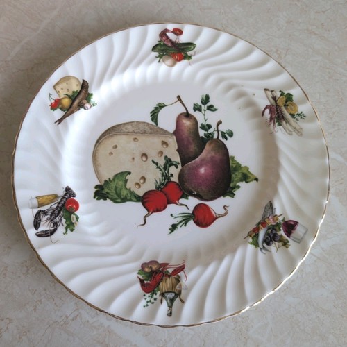 Vintage fine bone china plate - vintage,