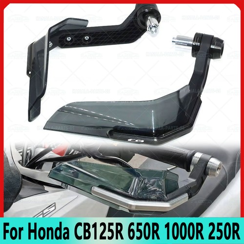 Black handlebar windshield - black,