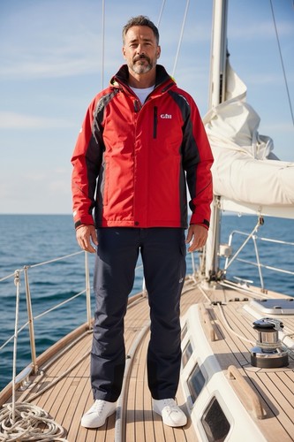 Red gill sailing jacket - sailing, xl