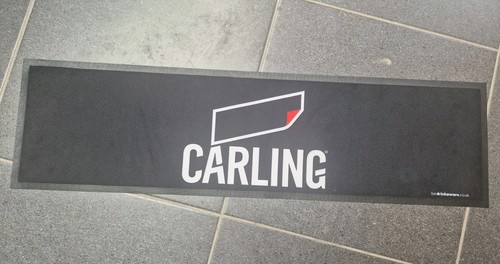 Carling rubber backed bar - backed,