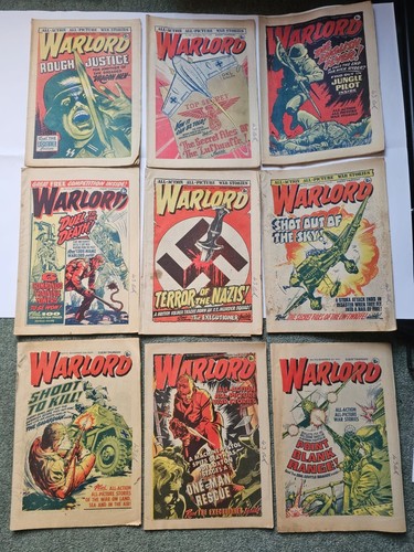Warlord comic 1976 consecutive - comic,