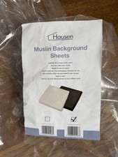 Hausen White Muslin Photography Backdrop