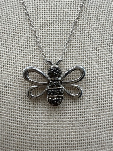 Sterling silver 925 bumble bee - silver,