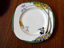 Burleigh Ware Pan Design Zenith Side Plate c1920s