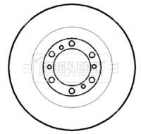 Borg beck brake disc - borg,