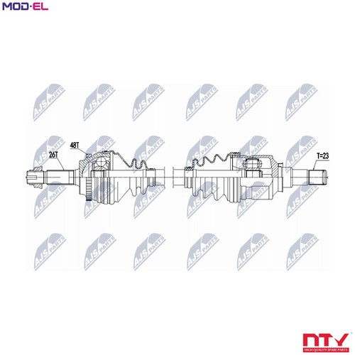 Drive shaft npw - drive, for