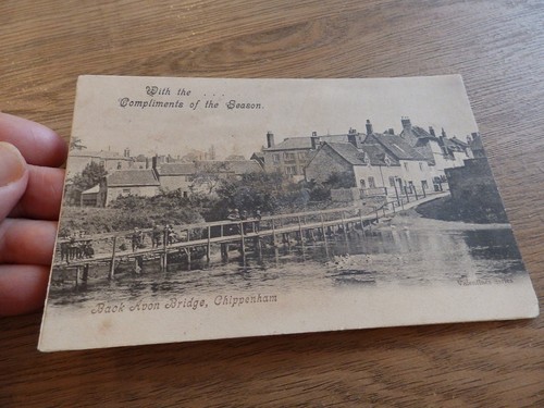 Postcard back avon bridge - postcard,