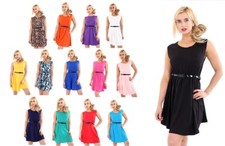 Womens Ladies Girls Sleeveless