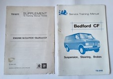 Bedford CF Workshop TS948 Service Manual for Suspension, Brakes and Steering.