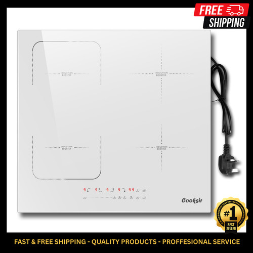 60cm induction hob white - white, 4