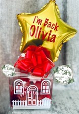 Naughty Elf Arrival balloon house