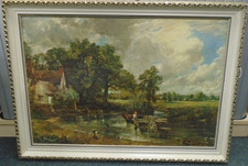 FRAMED MATGLO PRINT - Haywain