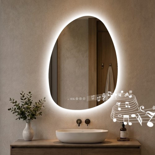 Bathroom mirror with - bathroom, led