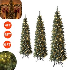 Slim Pre Lit Pencil Christmas