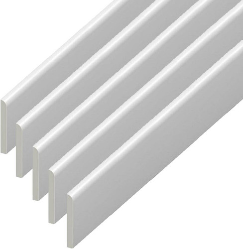 Upvc plastic trim - plastic, 1m