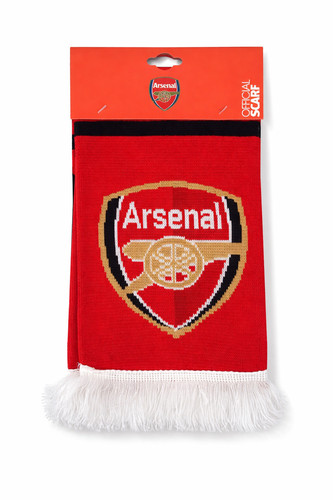 Official arsenal stripe scarf - official,