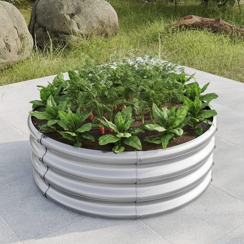 Metal raised garden - raised, bed