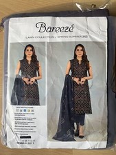 BAREEZE Unstitched 3 Piece Lawn  salwar kameez 2022