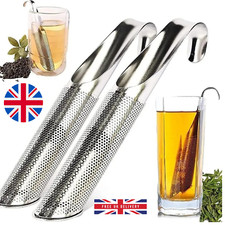 Portable Pipe Tea Infuser: Stainless Steel Tea Strainer & Brewer for Loose Leaf