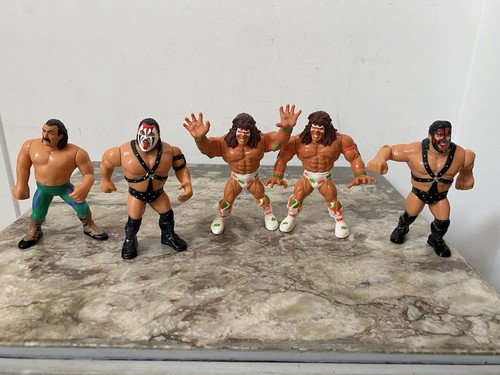 Wwf hasbro lot - 5, loose