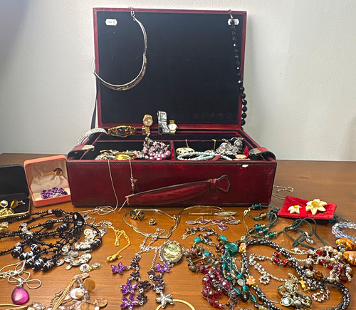 Vintage costume jewellery job - jewellery,