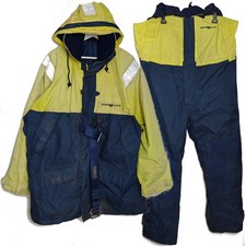 Henri Lloyd Sailing Jacket Salopettes Ocean Suit Mens XLarge Hi-Vis Reflective