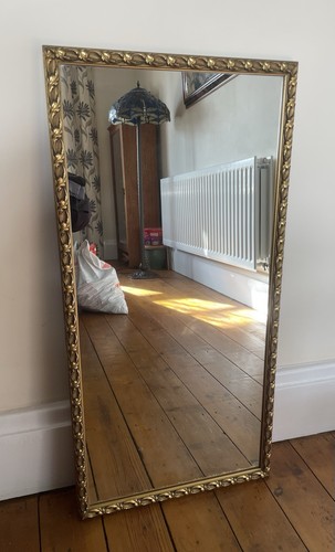 Vintage wall mirror gold - mirror,