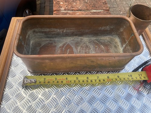 Vintage rectangular copper - rectangular,