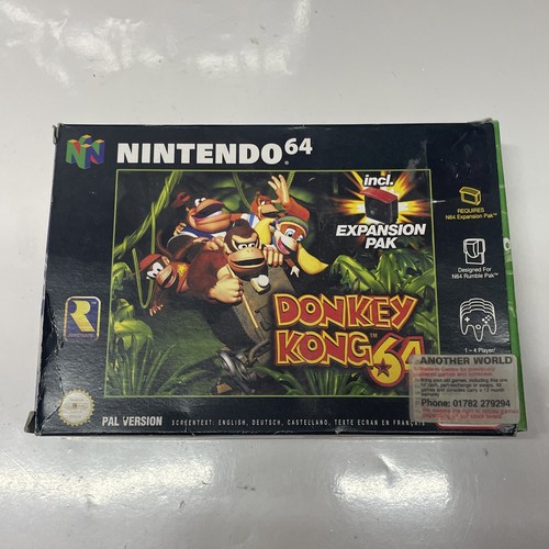 N64 donkey kong game nice - n64,