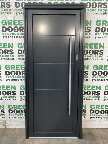 Modern aluminium front - aluminium, door