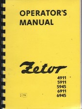 ZETOR 4911 5911 5945 6911 6945