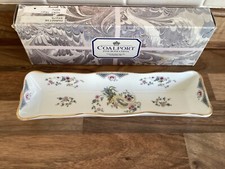 Vintage Coalport Paradise Floral Bone China Dish Sweets Trinket Mints Tray Boxed