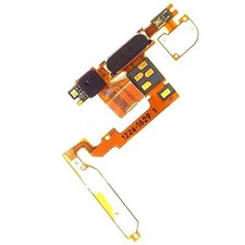 Sony Ericsson Xperia X10 earpiece speaker+side button sensor flex Genuine