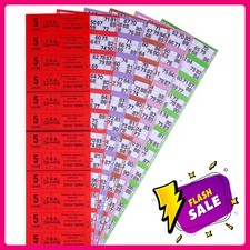 Bingo Tickets Bingo Book Page Game Bingo Books Tickets 12v 6v Bingo Books 12000