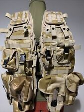 British Army Desert DPM Tactical load carrying Assault Vest with 8 Pouches (VE2)