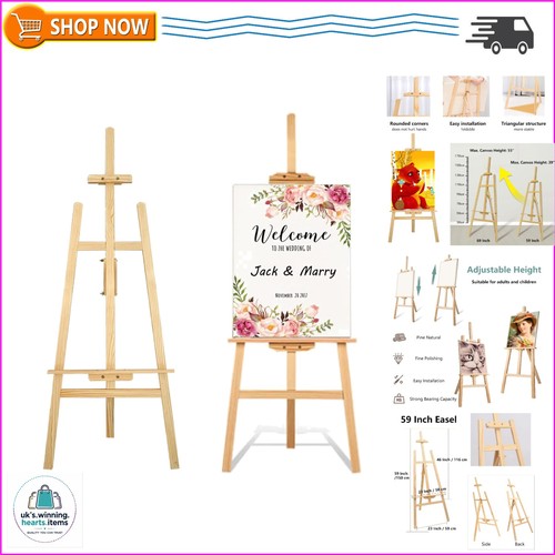 Wooden easel stand inch - easel, 59