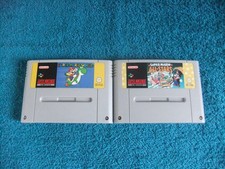 SUPER MARIO WORLD & SUPER MARIO ALL STARS SUPER NINTENDO / SNES GAME BUNDLE