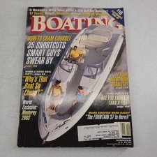 Boating Magazine April 2001 Cranchi 50 Hydra 46 Symbol 42 Regal 3780 Fountain 37
