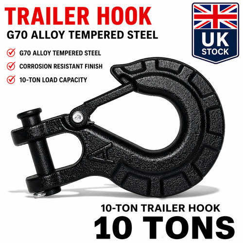 Heavy duty tow hook front - duty,