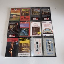 Classical Music Cassette Job Lot Bundle - 12 x Cassettes - Brahms/Beethoven/Bach