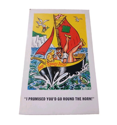Retro saucy seaside postcard - saucy,