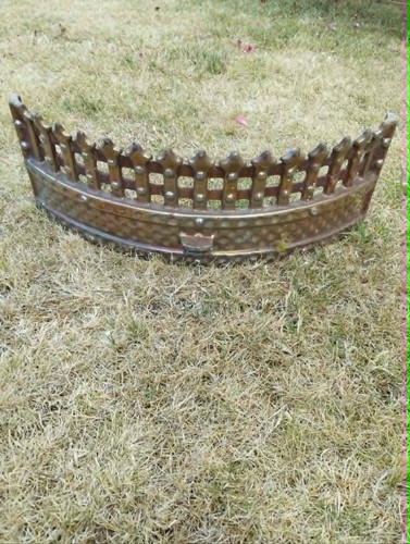 Cast iron fireplace - iron, grate