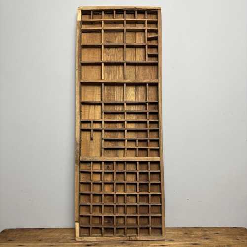 Vintage wooden printers tray - printers,