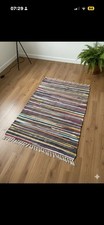 Handmade Dhurrie Rag Rug 100%