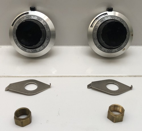 Two duodials with washers - with,