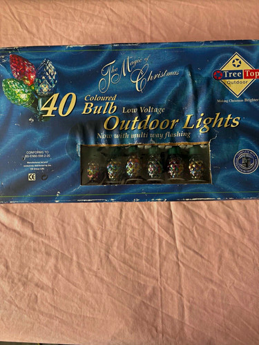 Tree top bulb multicolour - top, 40