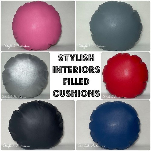 Handmade round semipu leather - round,