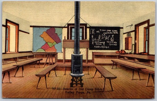 Postcard valley forge - pa,