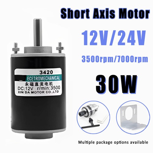 Dc12v 24v 3500 7000rpm 30w - 3500/7000rpm,